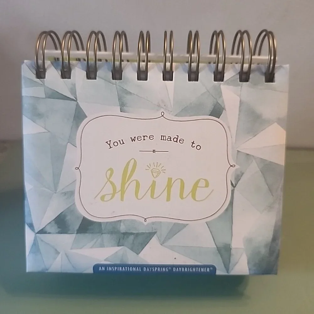Perpetual Calendar You Were Made To Shine Bible Verses Day Brightener NEW